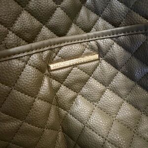 Michael Kors Olive Quilted Leather Handbag
